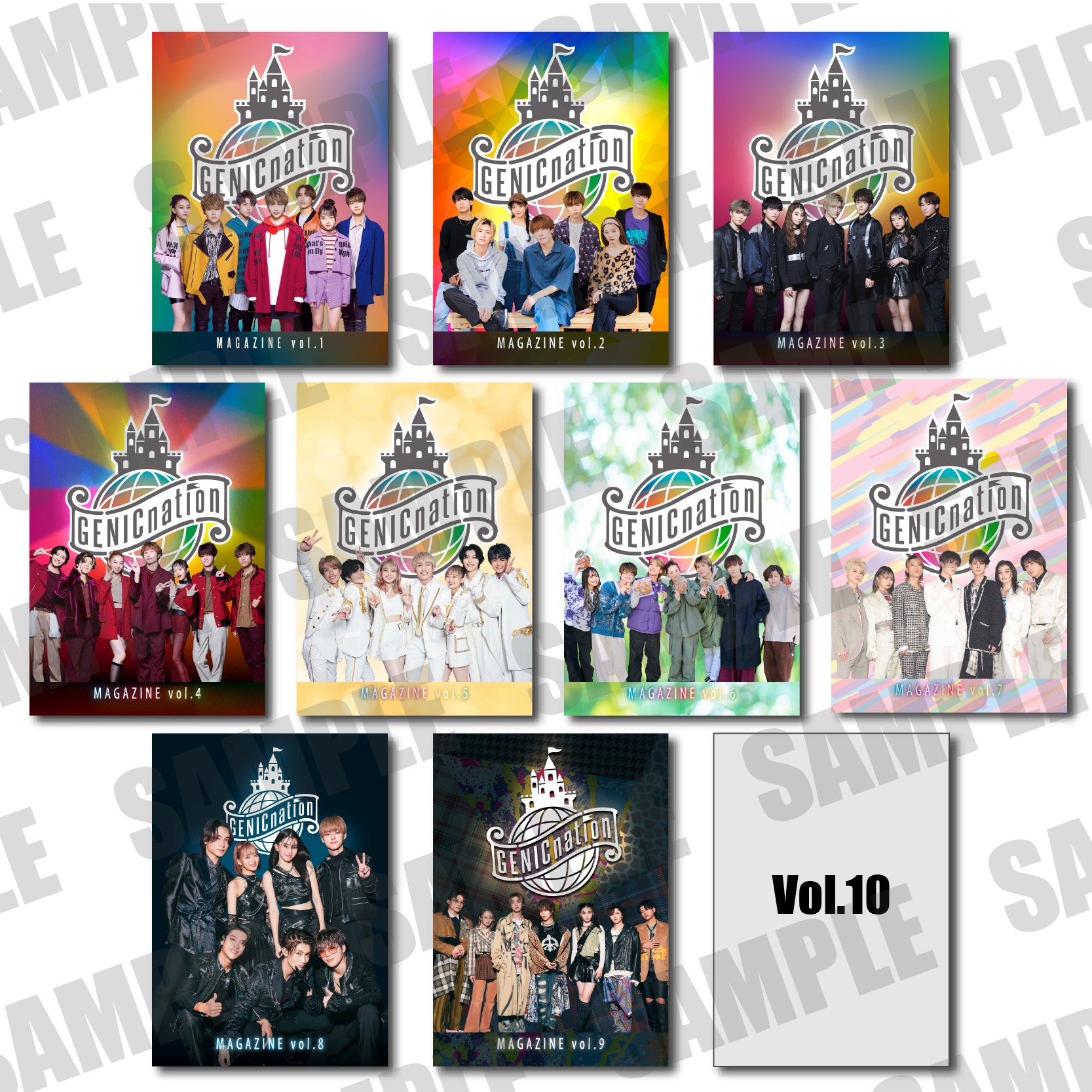 GENICnation MAGAZINE Vol.1～10