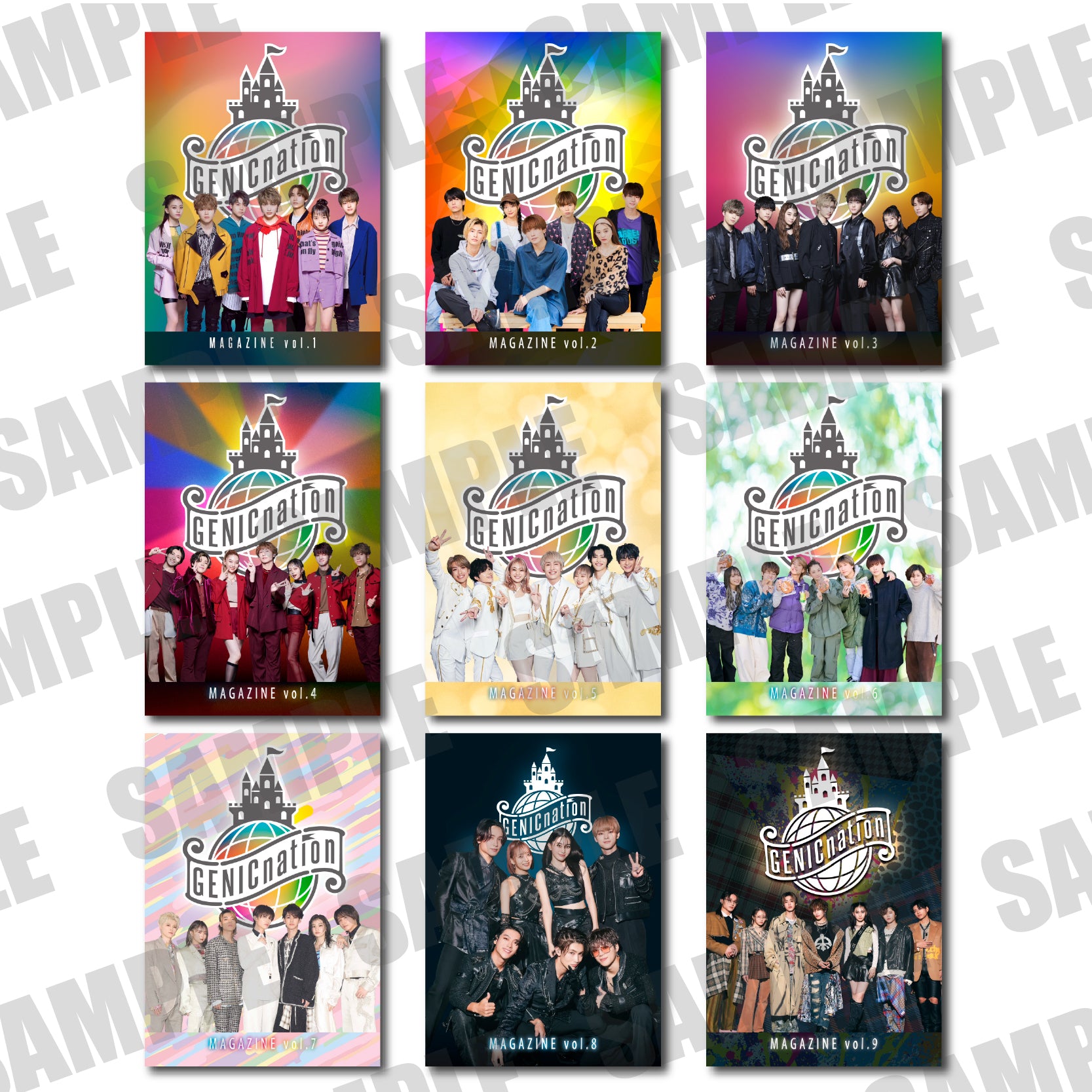 GENICnation MAGAZINE Vol.1～9